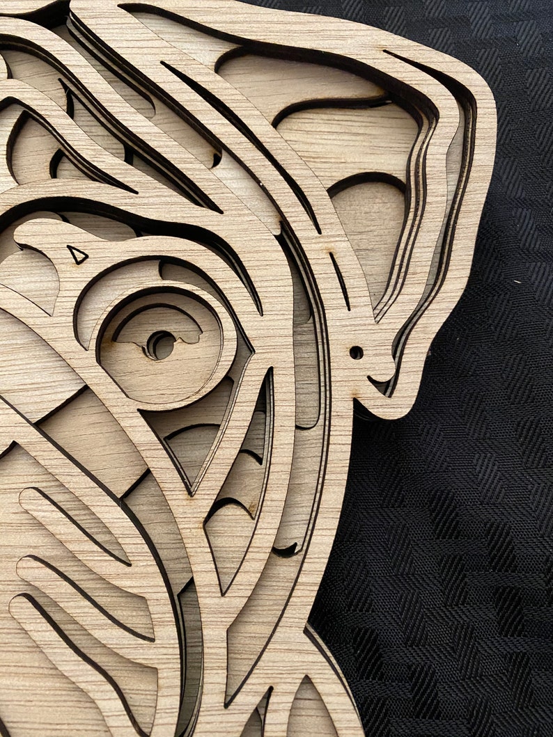 Download Laser cut Files 3d mandala svg Multilayer Mandala Pug Dog ...