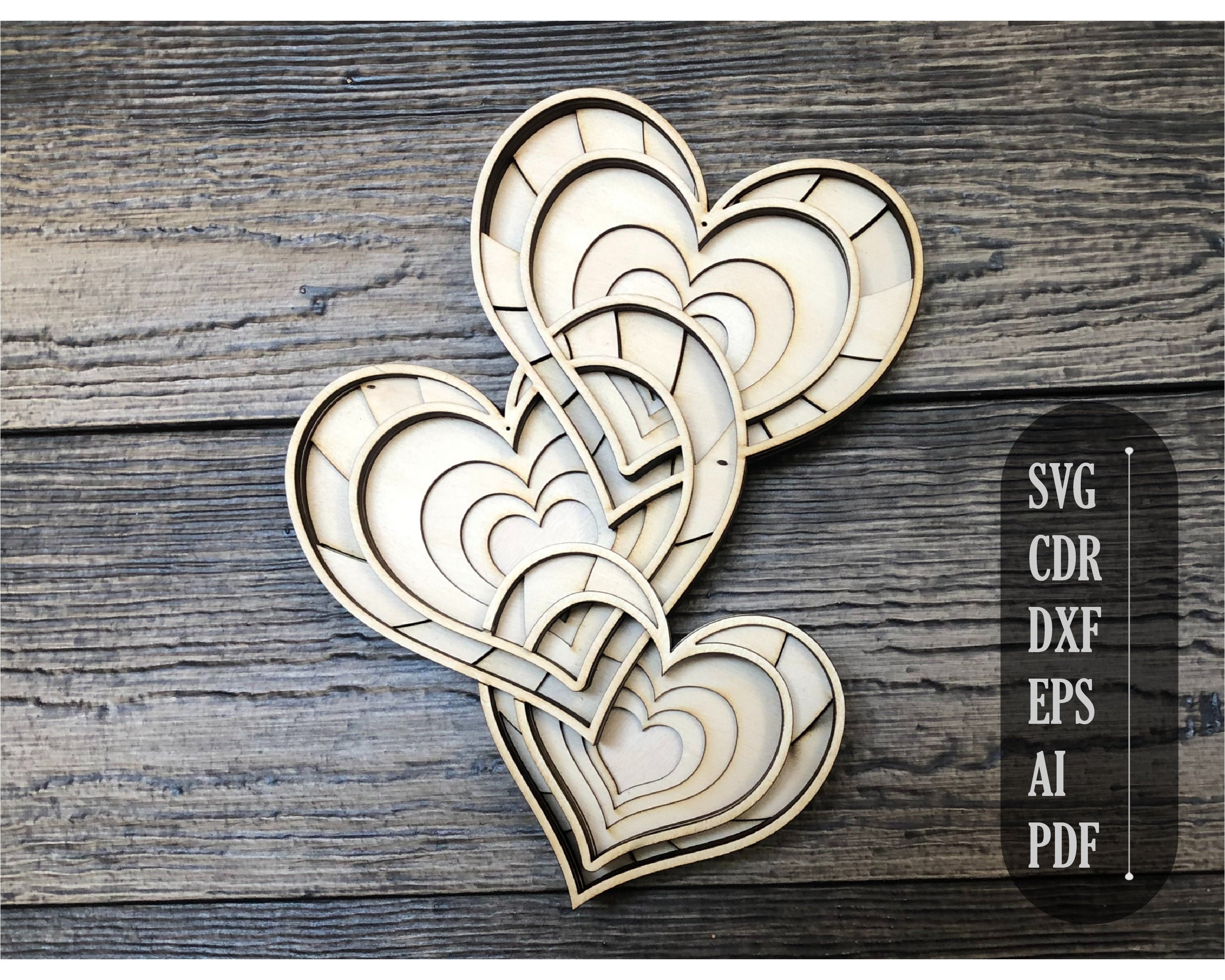 Free 174 Layered Mandala Heart SVG PNG EPS DXF File Free 174 Layered Mandala Heart SVG PNG EPS DXF File
