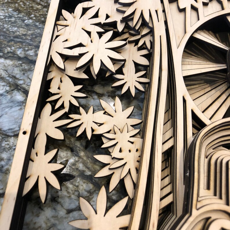 Download Laser cut Files 3d mandala svg Multilayer Mandala Buddha ...
