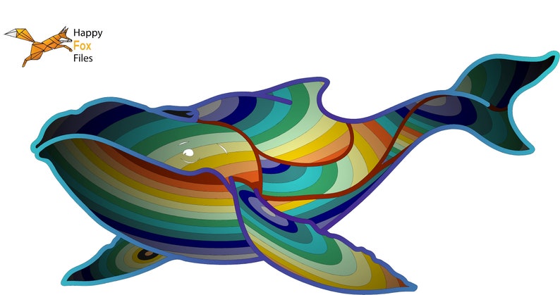 Download Laser cut Files 3d mandala svg Whale Files for CNC laser ...