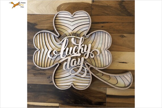 Download 3d Mandala Svg Clover Svg Laser Cut Files Layered Mandala Etsy