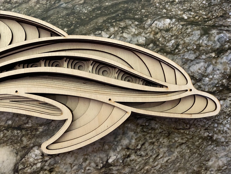 Download 3d mandala svg Dolphin svg Laser cut Files layered Dolphin ...