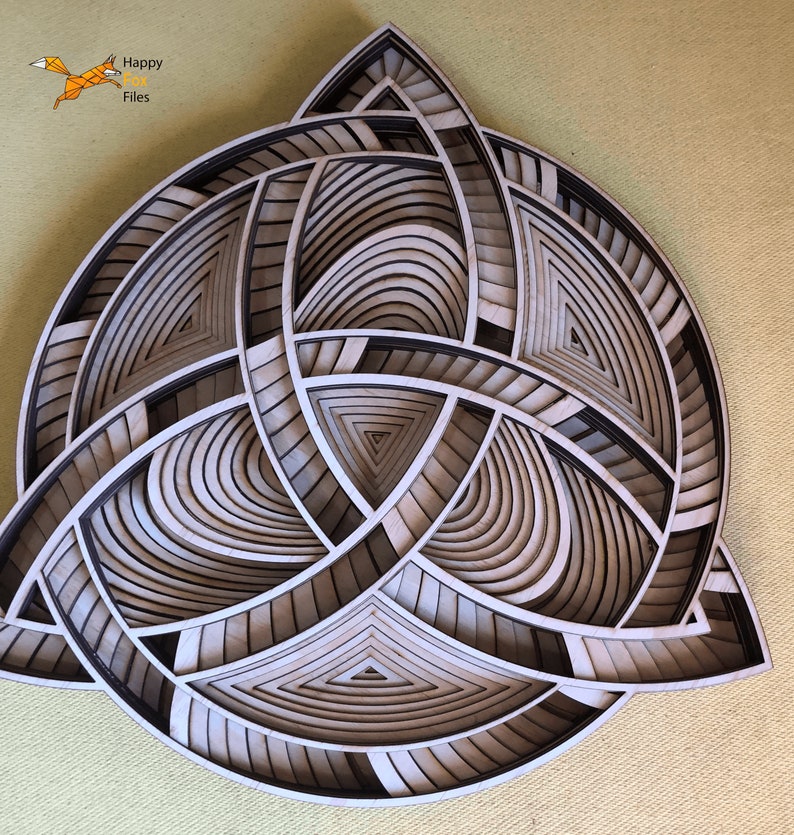 Download Laser cut Files 3d mandala svg Multilayer Mandala Celtic | Etsy