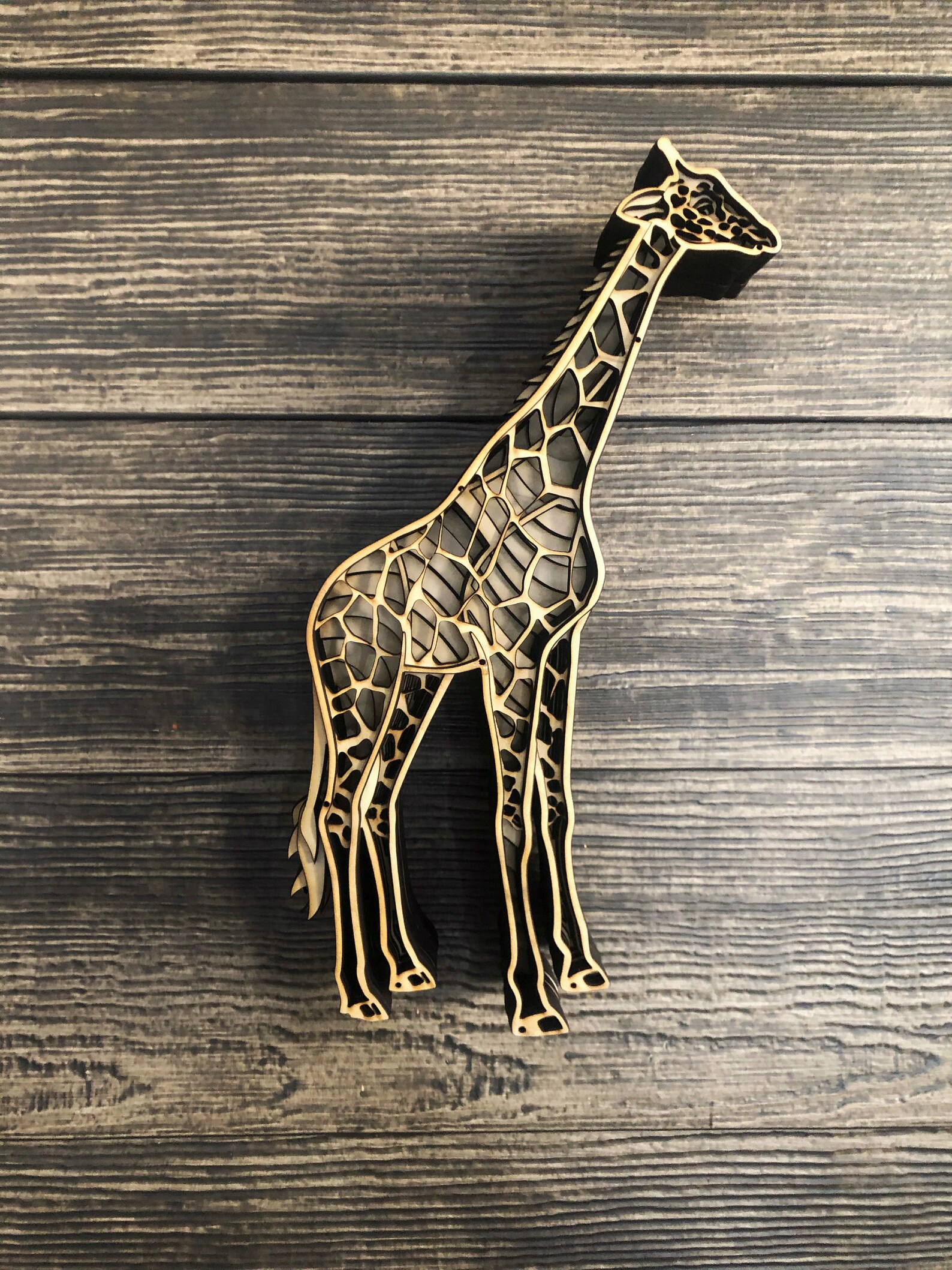 Download 3d mandala svg Giraffe svg Laser cut Files layered Giraffe | Etsy