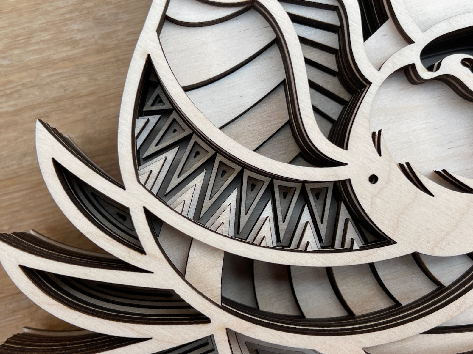 Download 3d mandala svg bunny svg Laser cut Files gelaagde Bunny | Etsy