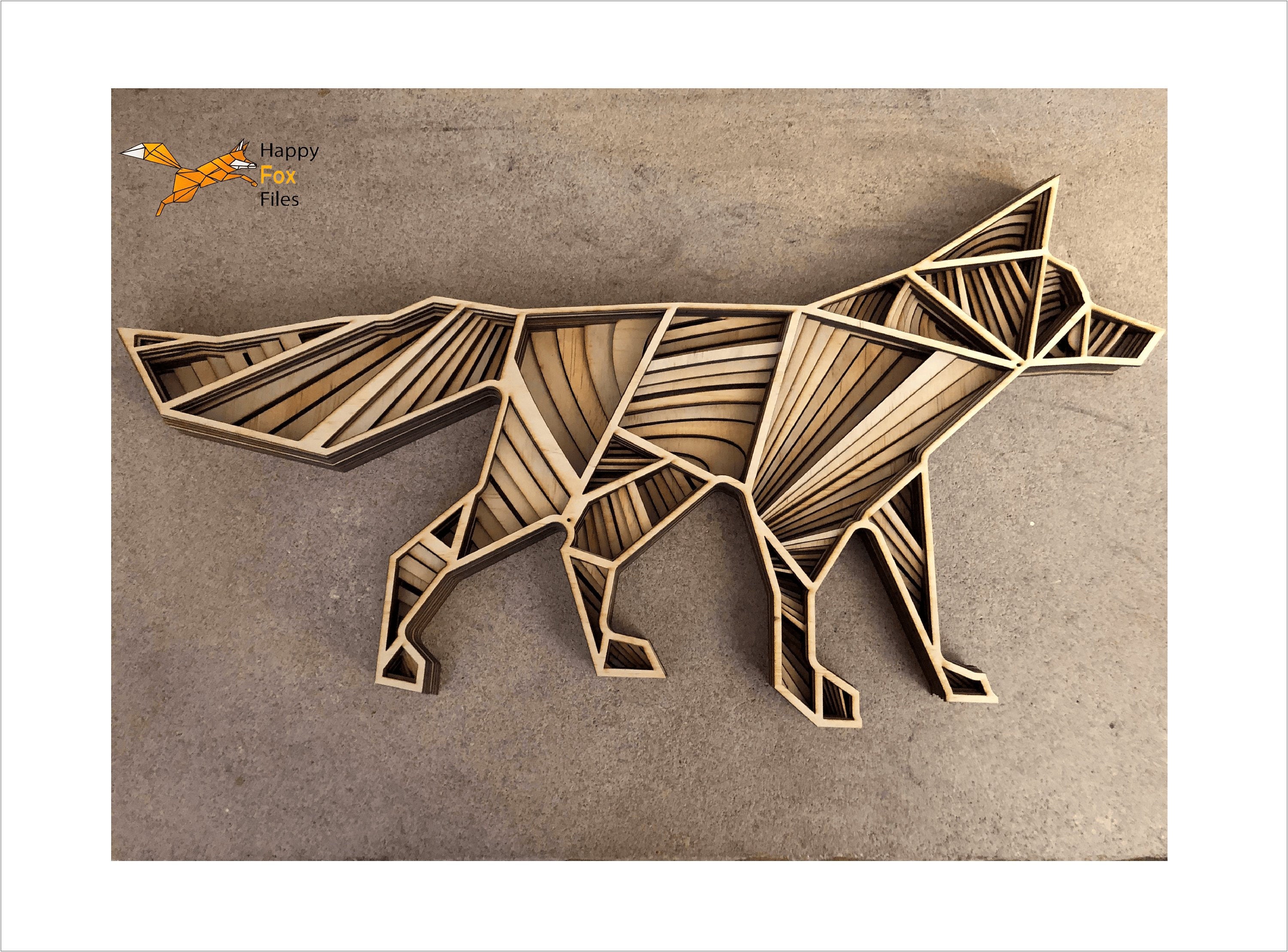 Download 3d Mandala Svg Fox Svg Laser Cut Files Layered Fox Cricut Etsy