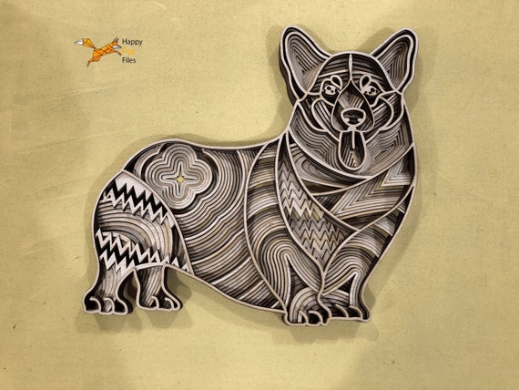 Free Free 170 Layered Dog Mandala SVG PNG EPS DXF File