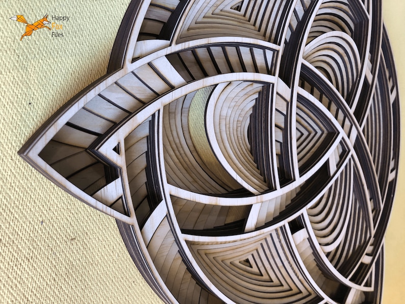 Download Laser cut Files 3d mandala svg Multilayer Mandala Celtic ...