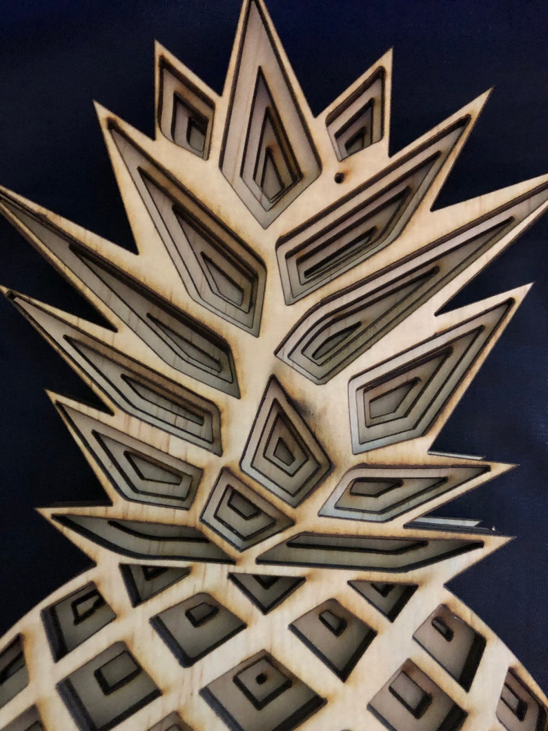 Download Laser cut Files 3d mandala svg Multilayer Mandala Pineapple | Etsy