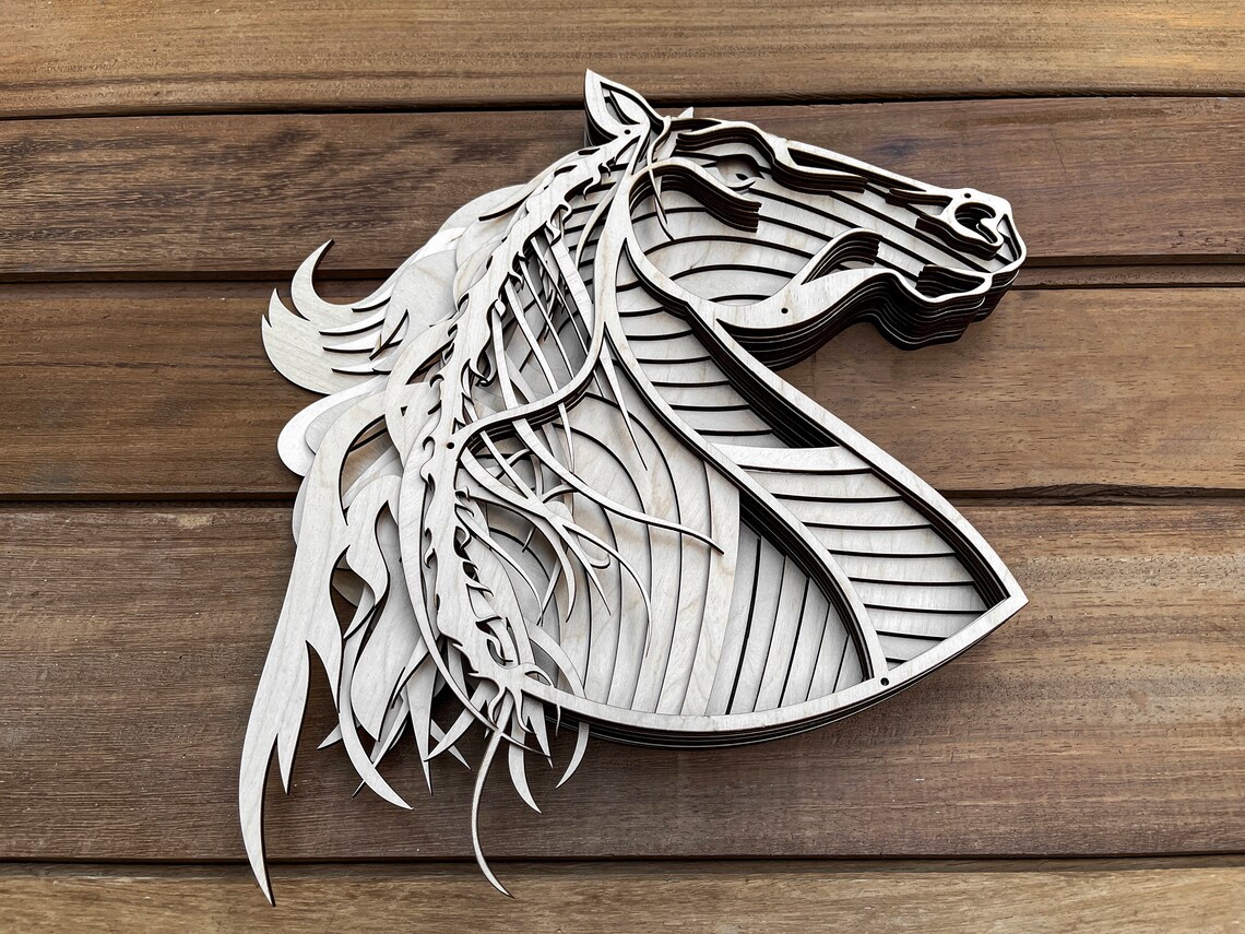 Free Free 128 Layered Horse Mandala SVG PNG EPS DXF File