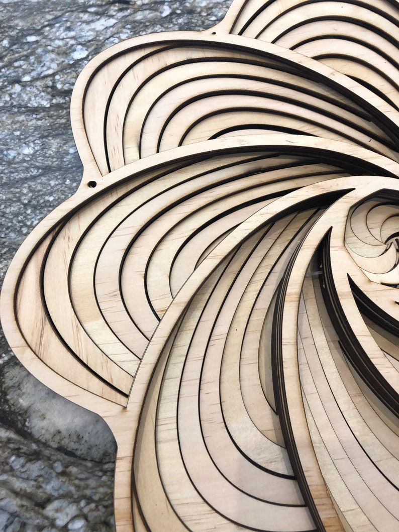 Download Laser cut Files 3d mandala svg The Mandala Tornado Files for | Etsy