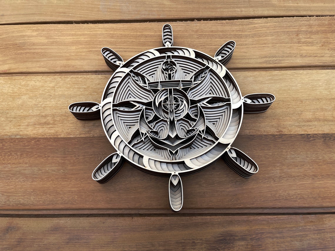 Free Free Layered Anchor Svg 681 SVG PNG EPS DXF File