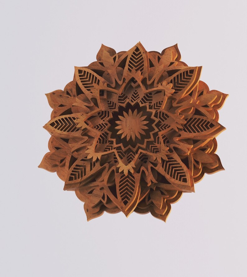 Download 3d mandala svg sunflower svg Laser cut Files layered ...