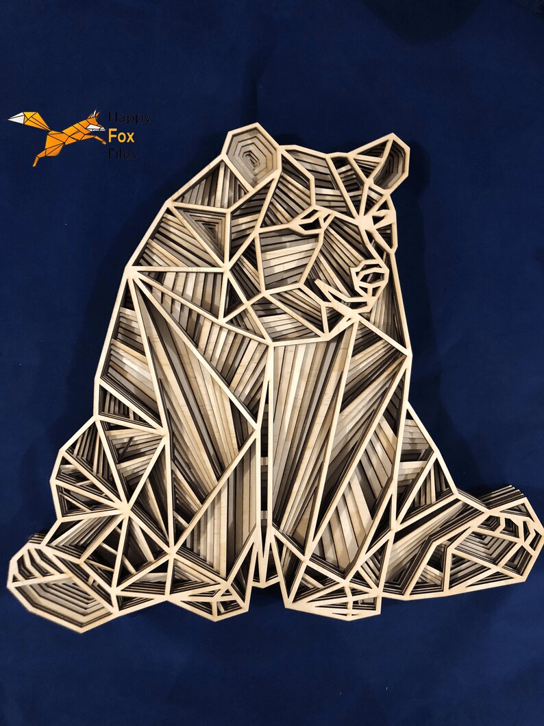 Download Panda Bear Animal Mandala Cut File : Laser cut Files 3d ...