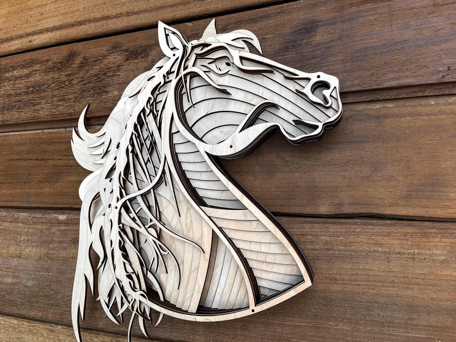 Download 3d mandala svg Horse svg Laser cut Files layered Horse | Etsy