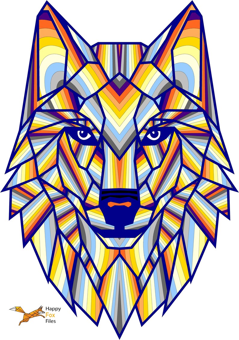 Download Laser cut Files 3d mandala svg Multilayer Mandala Wolf ...