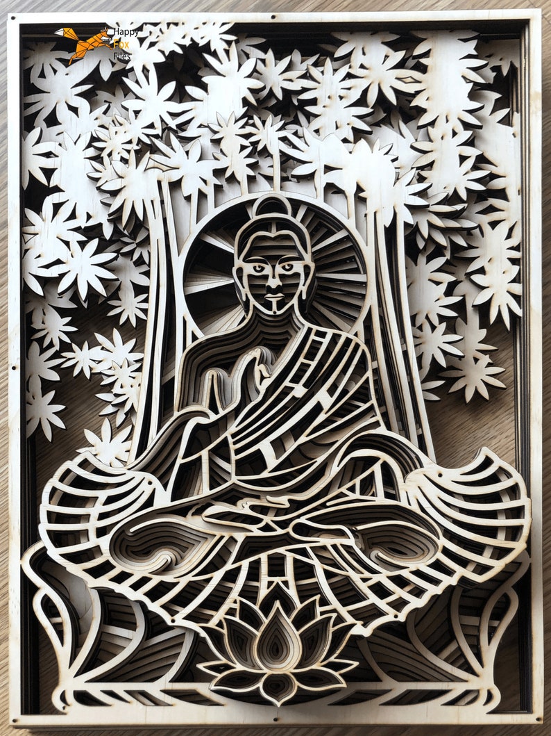 Download Mandala svg 3d Buddha svg Laser cut Files mandala ...