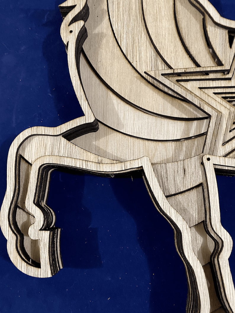 Download Laser cut Files 3d mandala svg Multilayer Mandala Unicorn ...