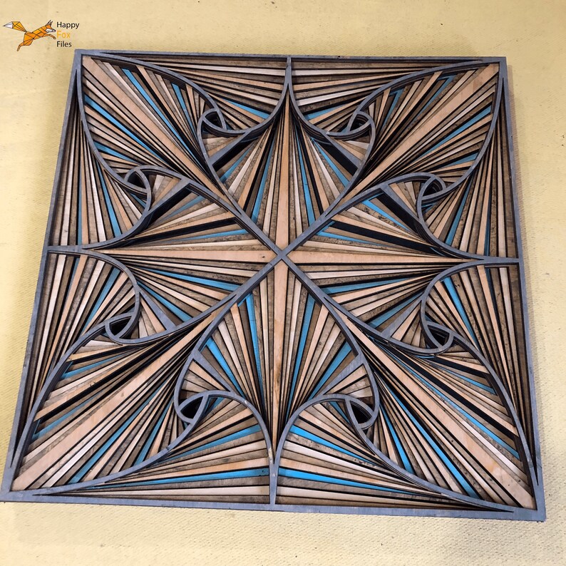 Download Laser cut Files 3d mandala svg Multilayer Mandala Geometry ...