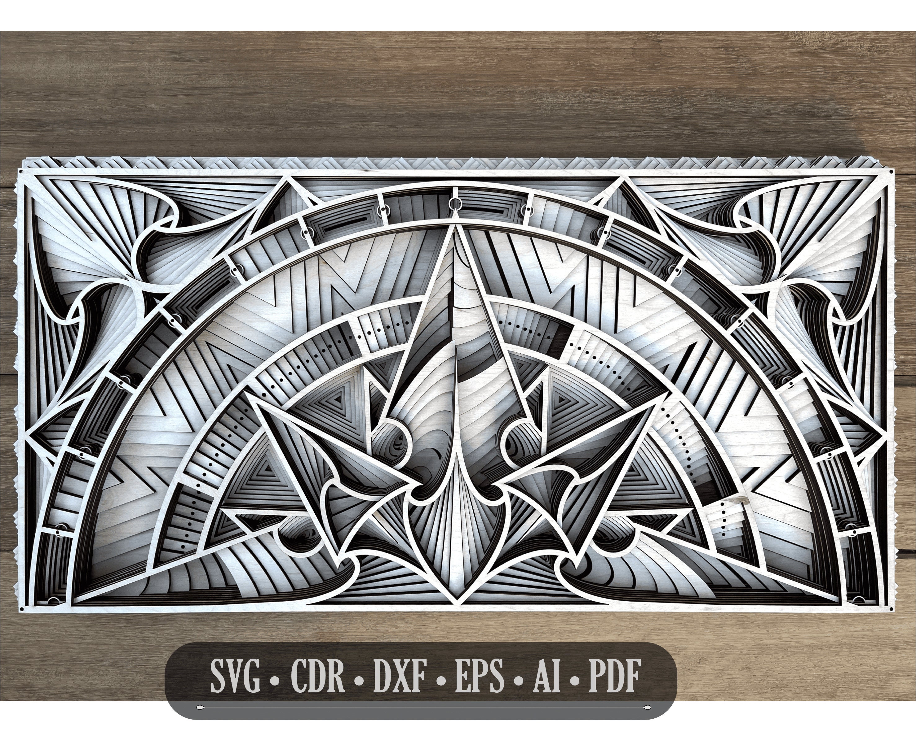 Nautical Mandala Svg For Crafters Layered Svg Cut Fil - vrogue.co