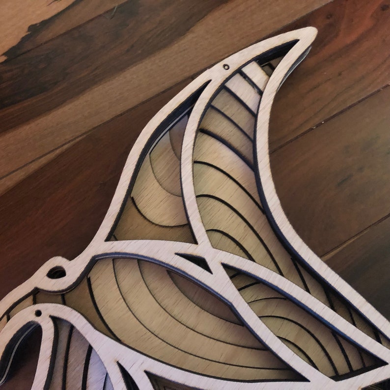 Download Laser cut Files 3d mandala svg Multilayer Mandala Manta Ray | Etsy