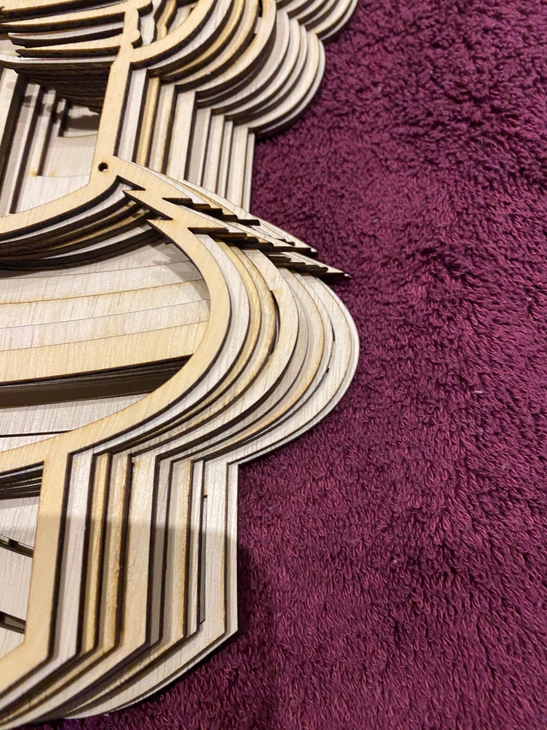 Download Laser cut Files 3d mandala svg Multilayer Mandala Sloth | Etsy