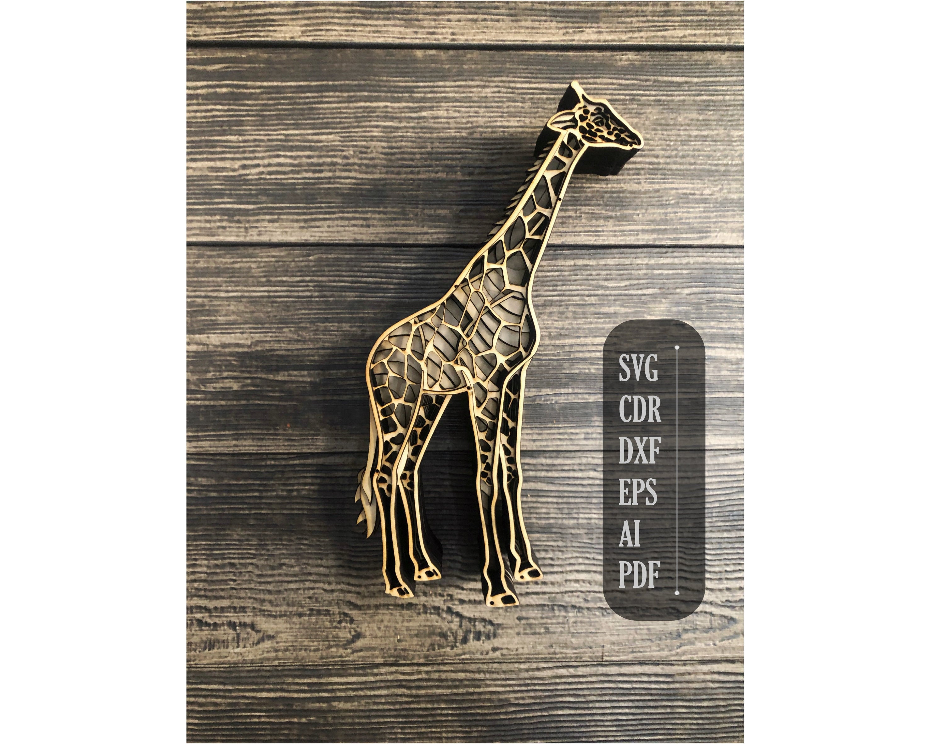 Free Free Layered Giraffe Svg 725 SVG PNG EPS DXF File