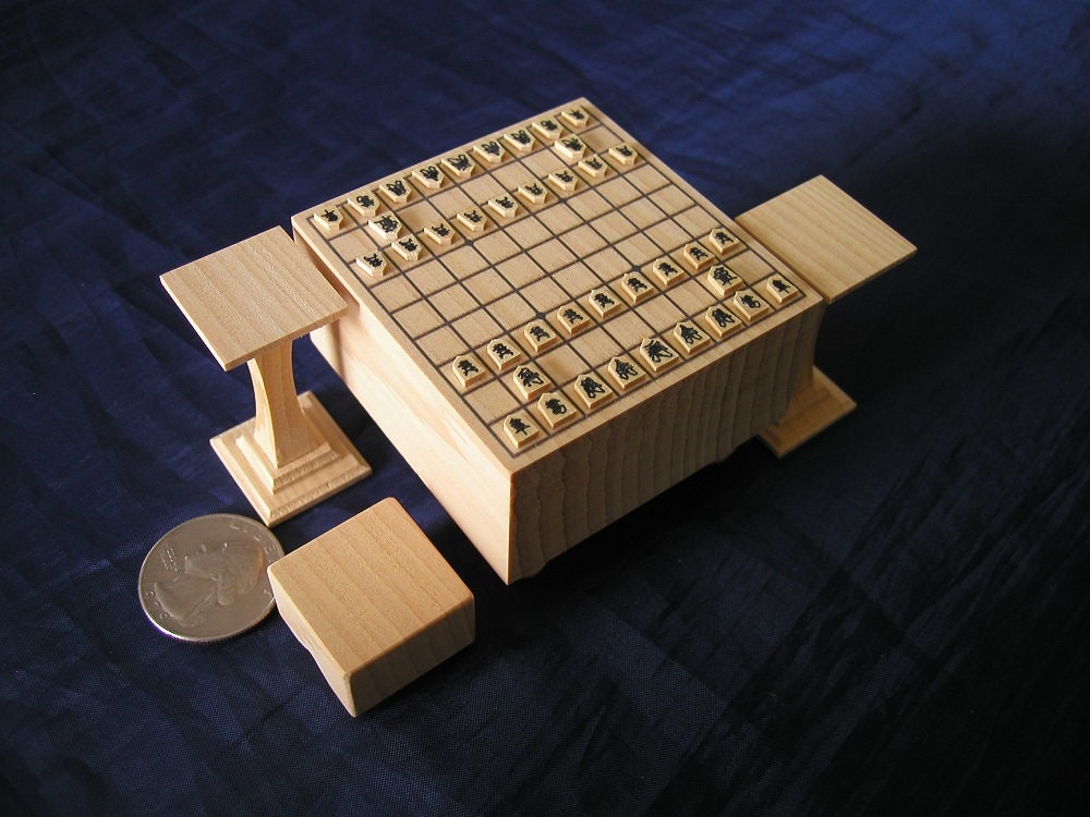 Buy NF&E Japanese Chess Classical Shogi Game Set with Wooden Board