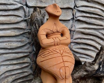 Neolithic Ceramic Mother Goddess Statue, Lady of Pazardzhik