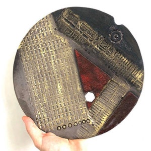 Moderne Kunst Keramik, Keramik Wandskulptur, Keramikfliese, Wand-Dekor, Geometrische Keramik Kunst, Wand-Kunst-Dekor, zeitgenössisches Design, Wand-Kunst