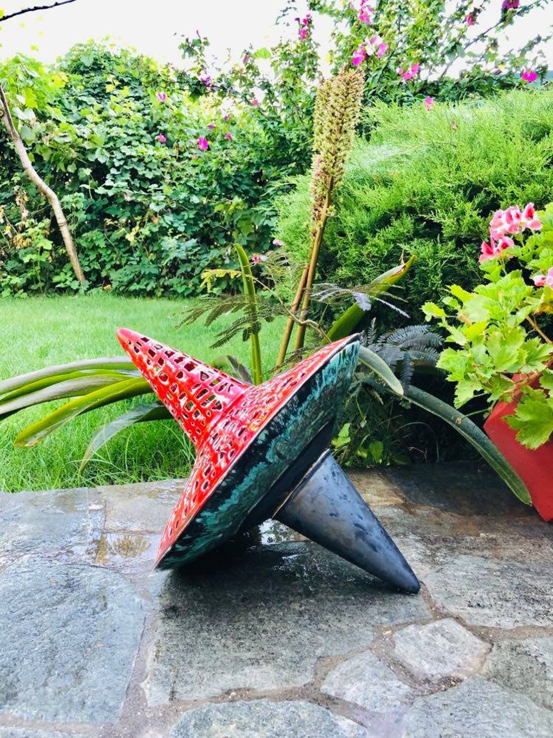 Sculpture Garden Sculpture Ceramic Sculpture Modern Etsy