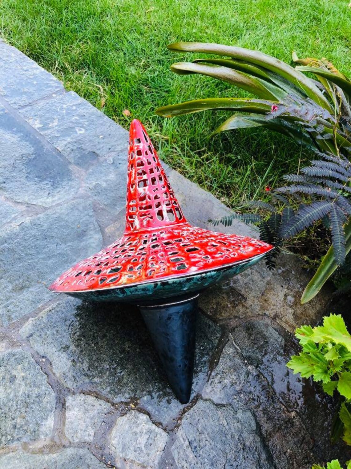 Sculpture Garden Sculpture Ceramic Sculpture Modern Etsy