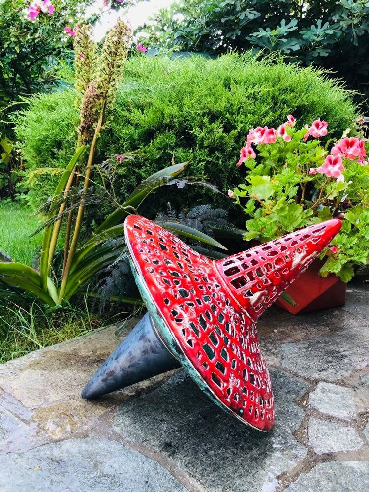 Sculpture Garden Sculpture Ceramic Sculpture Modern Etsy