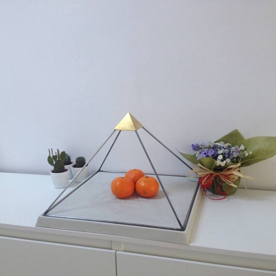 OLYCRAFT 9 Adesivi Metallici Oro – Geometria Sacra, Piramide Orgonica, Fiore Della Vita, In Acciaio Inox Per Decorazione Fai Da Te
