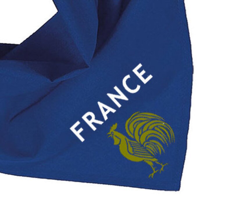 France 6 Nations Bandana Support French Rugby Football Or Any Other Sport With This Bandana