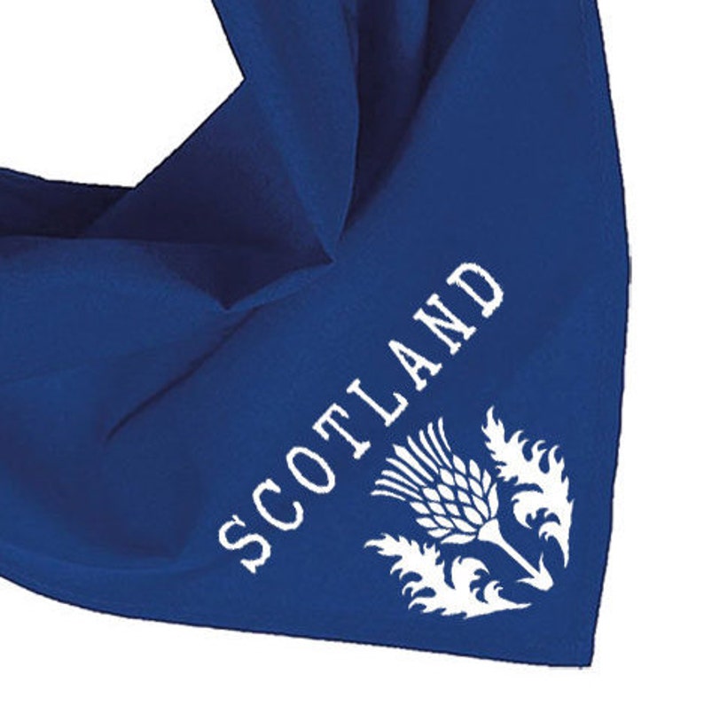 Scotland 6 Nations Bandana Great For Supporting Scotland In The Rugby Or Other Sporting Events Perfect Gift For Anyone From Scotland