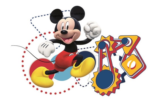 9 Inch Mickey Mouse Decal Removable Wall Sticker Art Walt