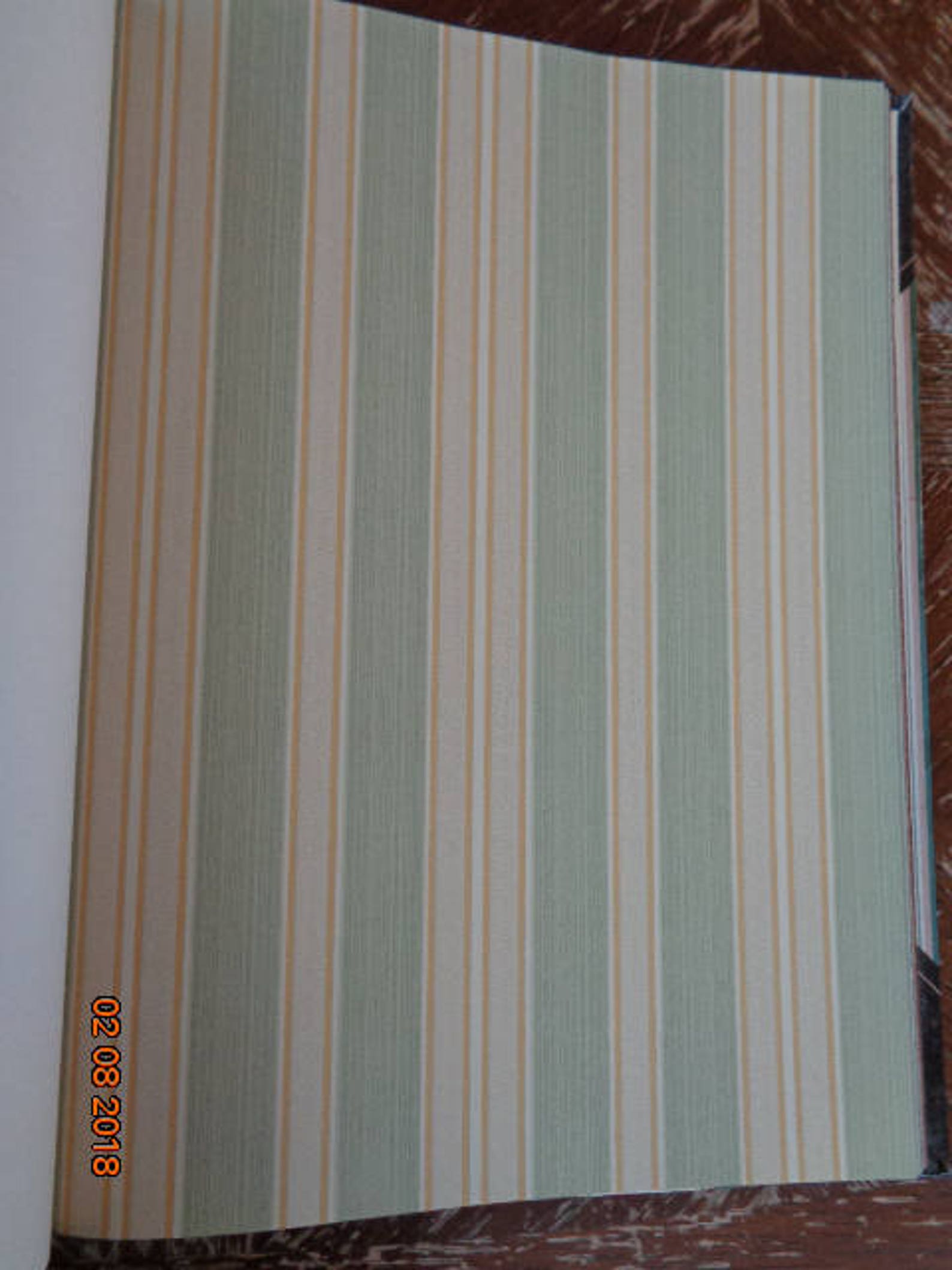 Wallpaper Sample Book Stripe Library Volume II Waverly Etsy