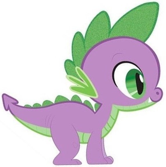 5 Inch Spike Dragon Wall Decal Sticker Mlp My Little Pony Movie Removable Peel Self Stick Vinyl Art Kids Home Decor 5 X 5 Inch - 