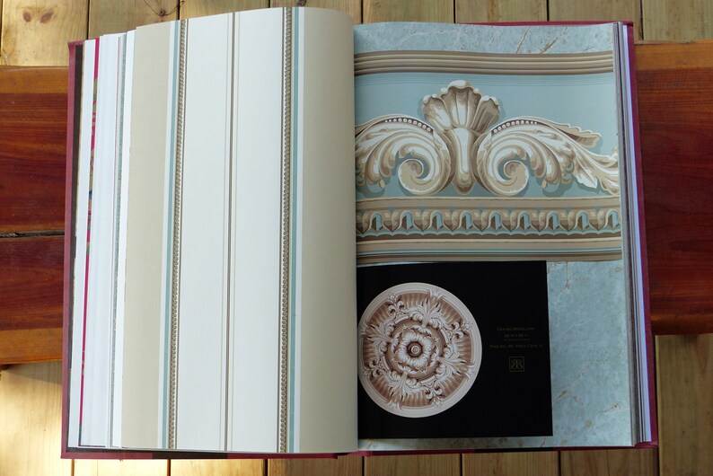 Wallpaper Sample Book Archives First Edition Etsy