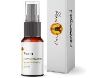 Vegan Essential Oil Sleep Pillow Spray – Lavender, Chamomile, Ylang Ylang