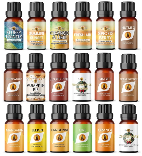 Natural Essential Oils 10ML Aromatherapy Pure Oil Fragrances Diffuser  Burner UK