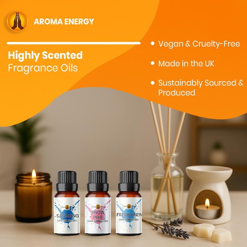 Fragrance Oils | Scents For Bath Bombs Wax Melts Soap Candle Making Fragrances | 10ml image 2