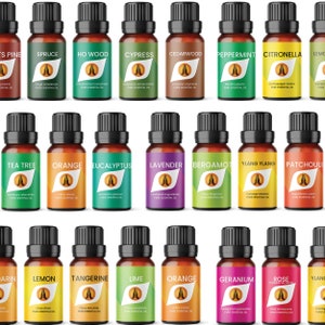 Essential Oils | 100% Pure Essential Oil | Aromatherapy Oils For Diffuser Burner Fragrances | 10ml