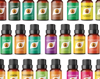 Essential Oils | 100% Pure Essential Oil | Aromatherapy Oils For Diffuser Burner Fragrances | 10ml