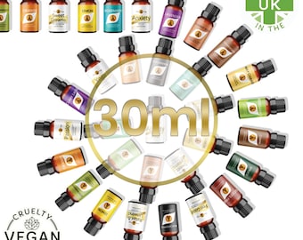 Pure Aromatherapy Essential Oil | Vegan, Cruelty-Free (30ml)