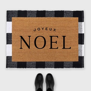 Noel Doormat, Joyeux Noel doormat, French doormat,Christmas doormat, French Christmas,French Christmas decor,French home decor, French decor