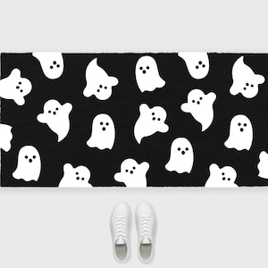 Ghosts Halloween Doormat,Boo Ghost Doormat,Ghost Decor,Halloween Doormat,Ghost Doormat,Halloween Porch Decor,Fall Doormat,Halloween Decor