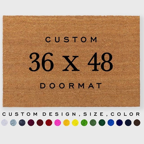 Double Door Doormat Etsy