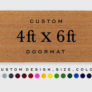 Custom 24 X 72 Inch Doormat, Extra Large Doormat,x-large Doormat,double Door  Doormat,estate Doormat,extra Wide Doormat,large Front Doormat 